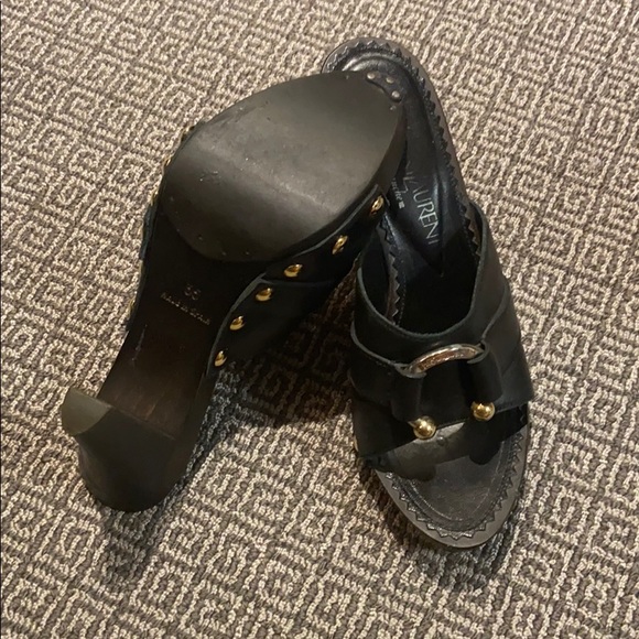 Yves Saint Laurent Rive Gauche Mules - Picture 2 of 3
